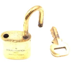 Louis Vuitton Accessories - Lock Keepall Speedy Alma Brass and Key Set #308 Louis Vuitton Accessories - Lock Keepall Speedy Alma Brass and Key Set #308